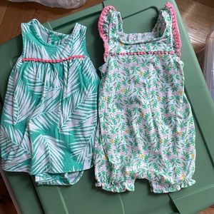 COPY - Twin girl Carter’s rompers